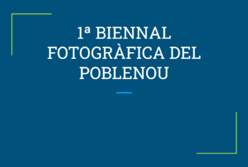 Presentació del rellançament de la Biennal Fotogràfica del Poblenou