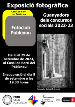 Exposició GUANYADORS DELS CONCURSOS SOCIALS 2022/23