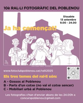 Els tres temes del 10è RAL·LI FOTOGRÀFIC