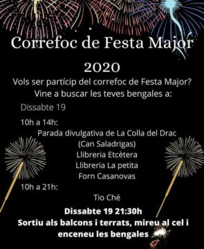 Vídeo del Correfoc als terrats de la Festa Major del Poblenou 2020